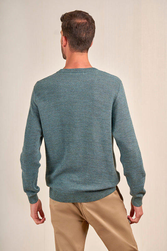 Varec Sweater Baby Alpaca Color Camuflaje&Atardecer
