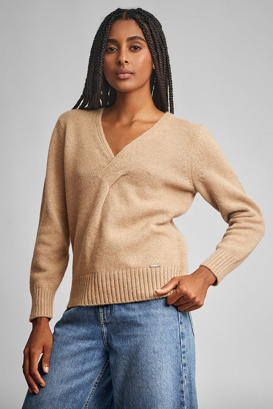 Wait Sweater Baby Alpaca Color Chanterelle