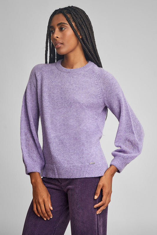 Wake Sweater Baby Alpaca Color Orchid