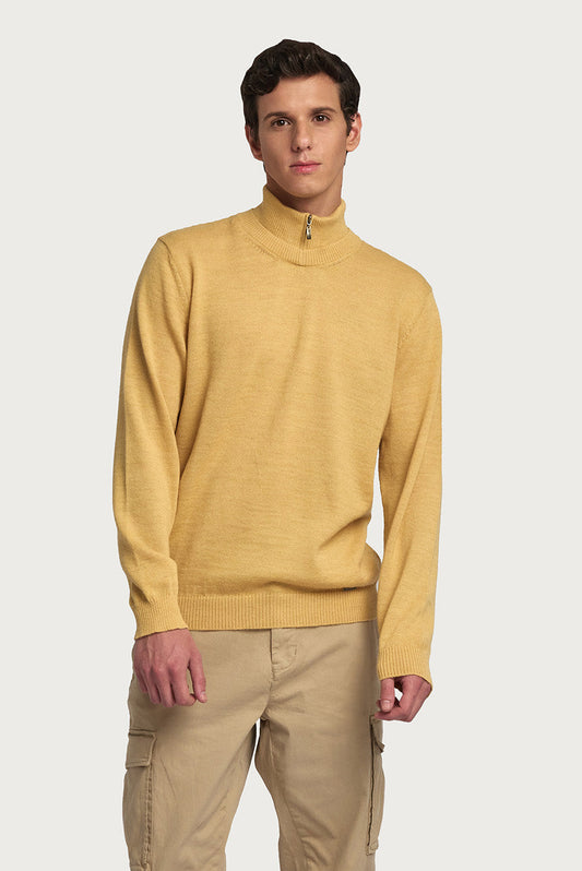 William Sweater Baby Alpaca Color Amarelo