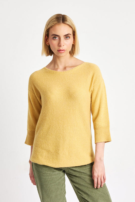 Osane Sweater Baby Alpaca Color Amarelo