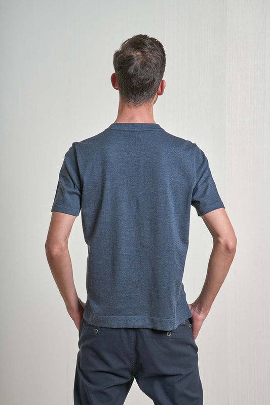Camiseta Udelo Algodón Color Azul
