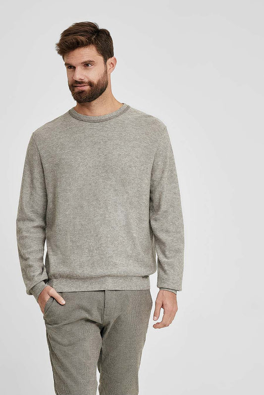 Walburg Sweater Cotton & Baby Alpaca Color Grey