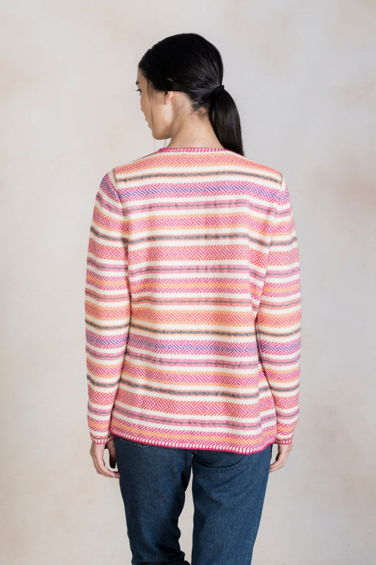 Rumania Cardigan Baby Alpaca Color Jazzy