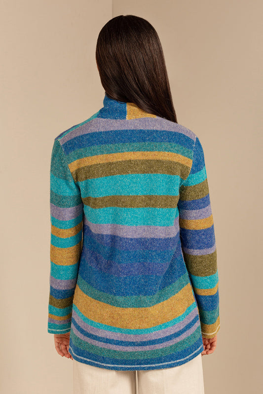 Cárdigan Undercover color alpaca bebé bermuda