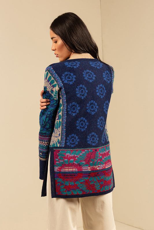 Cárdigan Unagi Baby Alpaca Color Astral