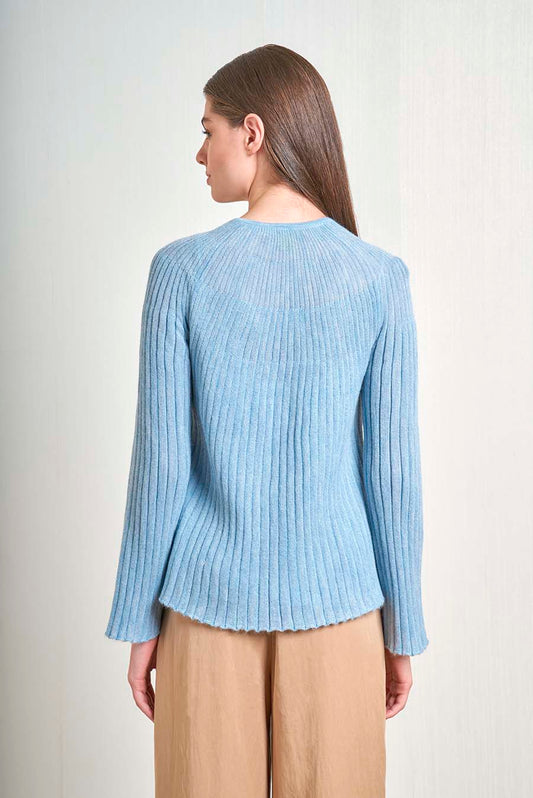 Vanda Cardigan Baby Alpaca Color Nuvola