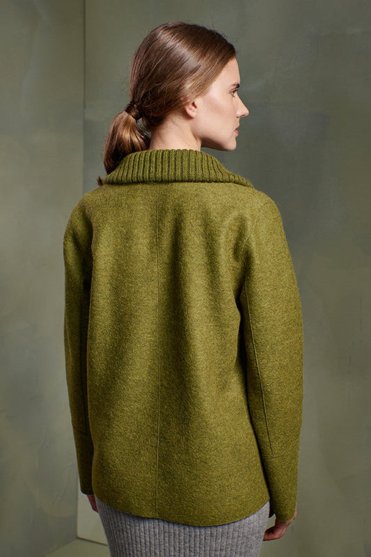 Tambo Coat Alpaca & Wool Color Avocado