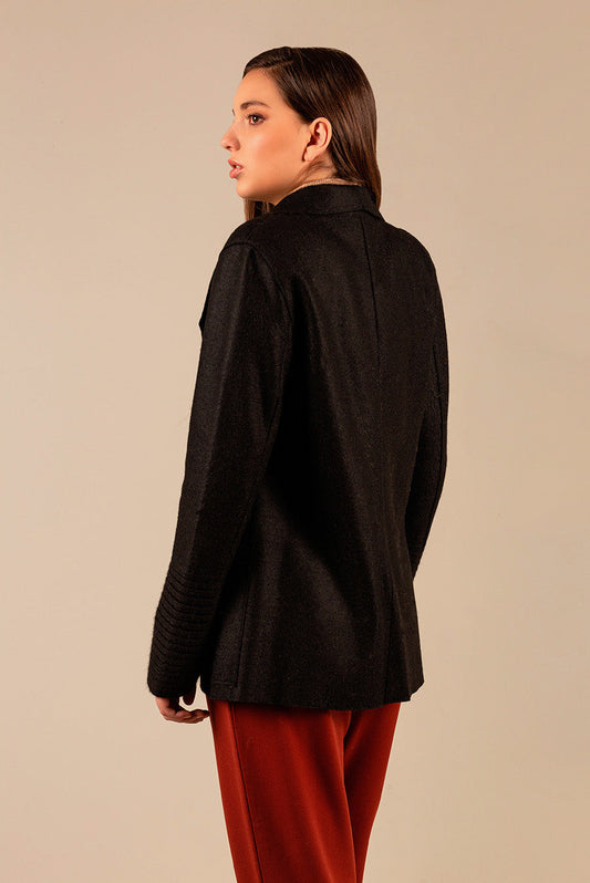 Tassira Coat Alpaca & Wool Color Black