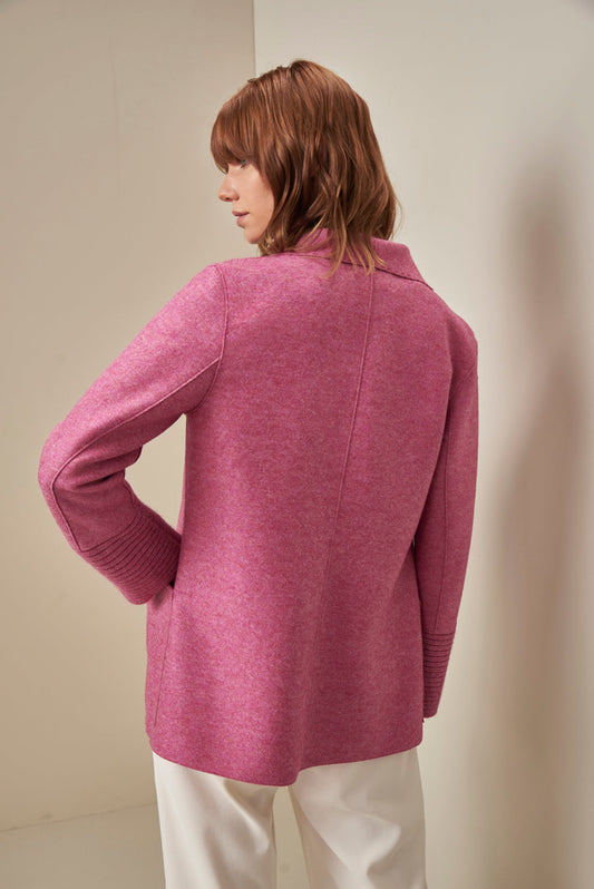 Tassira Jacket Alpaca & Wool Color Damask