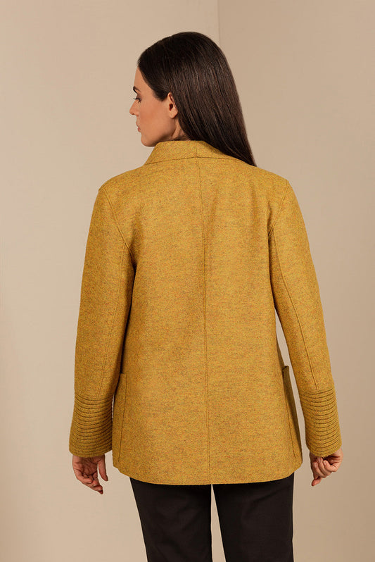 Tassira Coat Alpaca & Wool Color Azufre