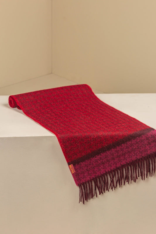 Savoy Scarf Baby Alpaca Color Red