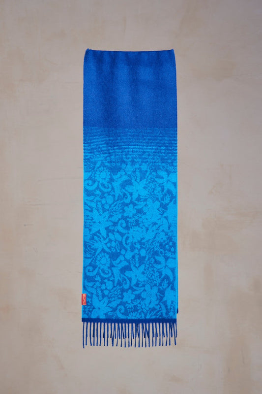 Salamandra Scarf Baby Alpaca Color Blue