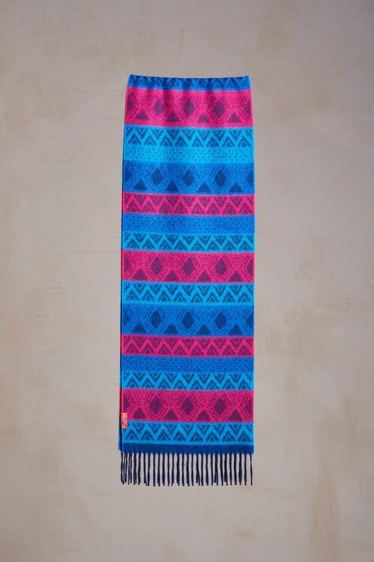 Scandinavia Scarf Baby Alpaca Color Blue