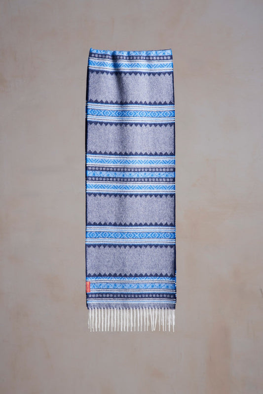 Shana Scarf Baby Alpaca Color Blue