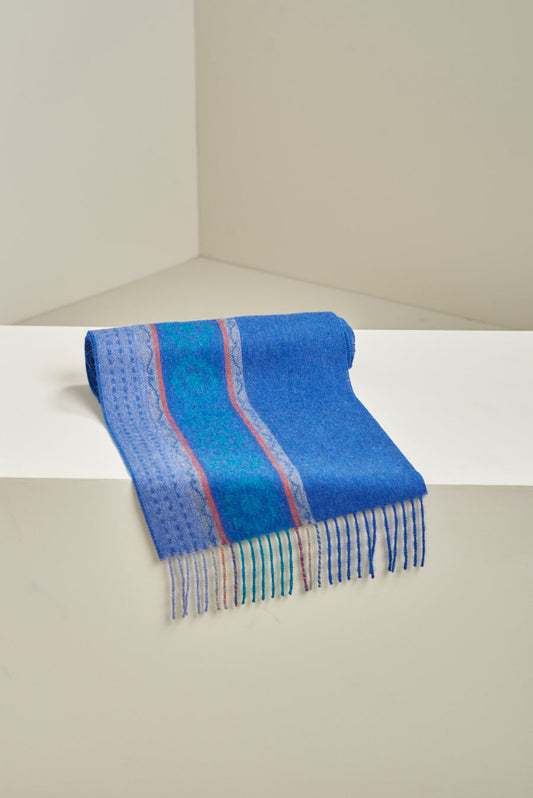 Unit Scarf Baby Alpaca Color Blue