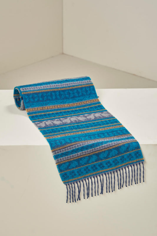 Uniaka Scarf Baby Alpaca Color Blue