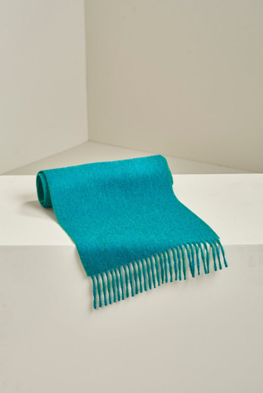 Tundra A Scarf Baby Alpaca Color Esmeralda & Diesel