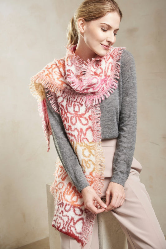 Saeta Scarf Baby Alpaca Color Rubi