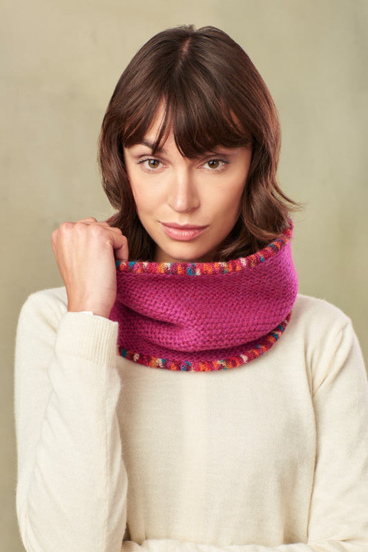 Tianna Scarf Baby Alpaca Color Dahlia & Capulina