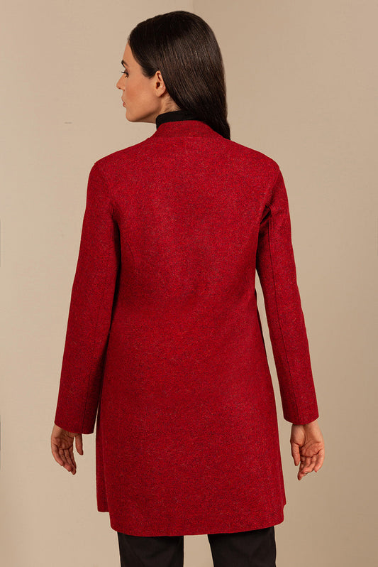 Ibis Coat Alpaca & Wool Color Redpepper