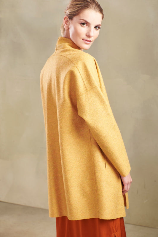 Panama Coat Alpaca & Wool Color Narciso