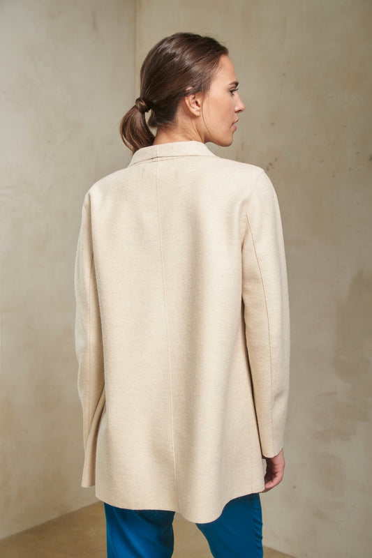 Solena Coat Alpaca & Wool Color Doeskin