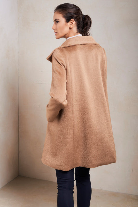 Zafira Coat Baby Alpaca Color Camel