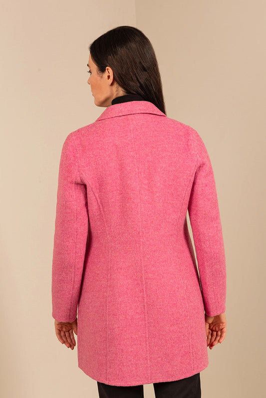 Refugio Coat Baby Alpaca & Wool Color Damask