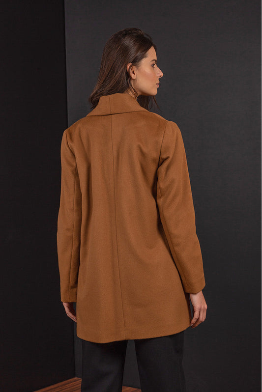 Short Swing - Vicuña Coat Vicuña Color Camel