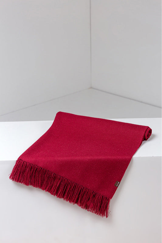 Chal Jee de alpaca color rojizo