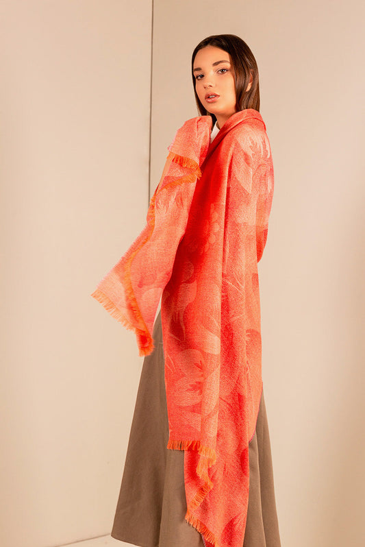 Update Shawl Baby Alpaca Color Fucsia