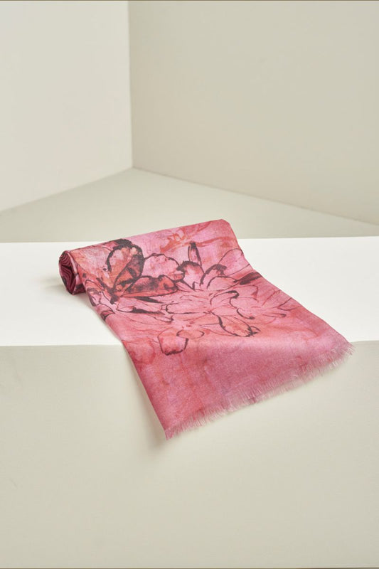 Ulma Shawl Baby Alpaca Color Red