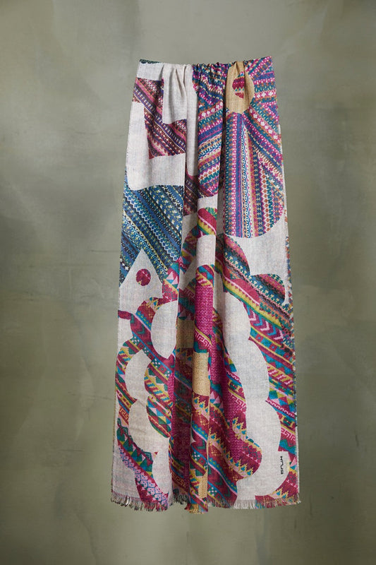 Telma Shawl Baby Alpaca Color Multicolor