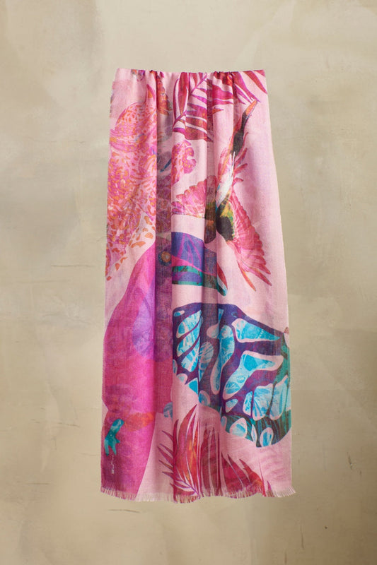 Tema Shawl Baby Alpaca Color Multicolor