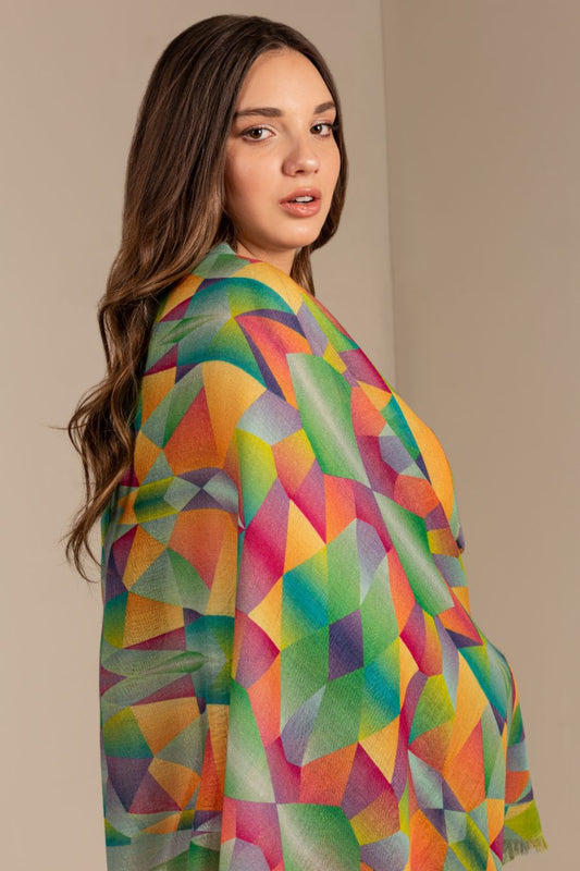 Umachiri Shawl Baby Alpaca Color Multicolor