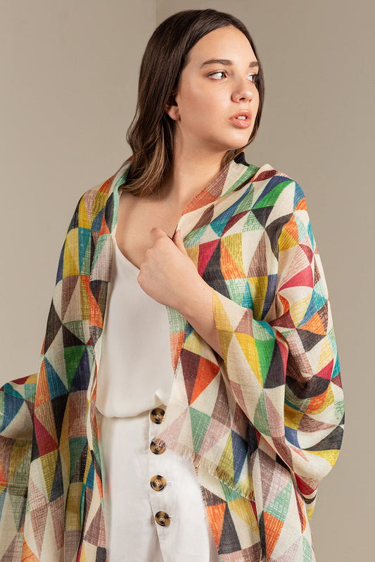 Uliuma Shawl Baby Alpaca Color Multicolor