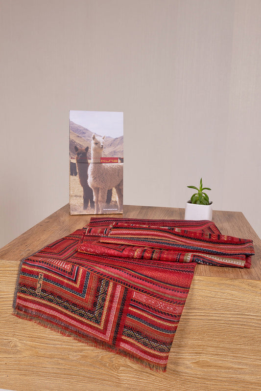 Vez Shawl Baby Alpaca Color Multicolor