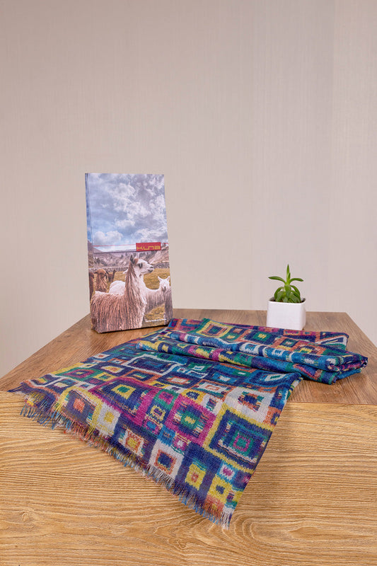 Viale Shawl Baby Alpaca Color Multicolor