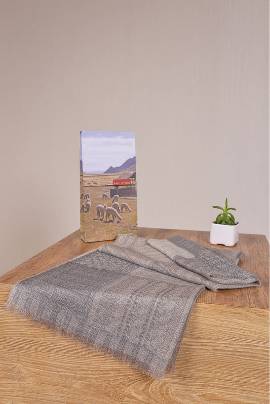 Viamonte Shawl Baby Alpaca Color Multicolor