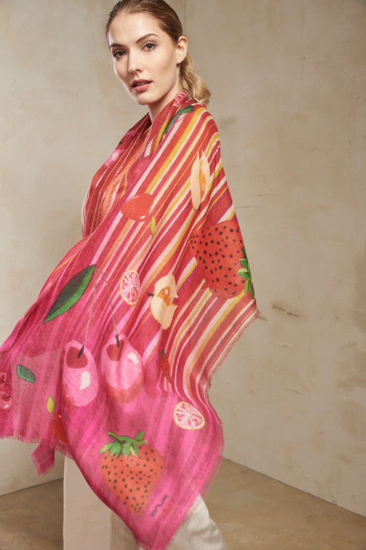 Chal Suzette Baby Alpaca Color Fucsia