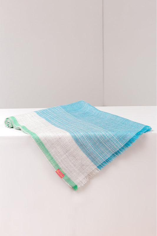 Ufana Shawl Baby Alpaca Color Turquesa