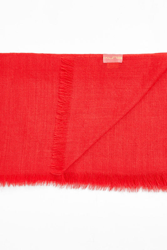 Amareto Shawl Baby Alpaca Color Red