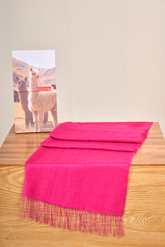 Vercorin Shawl Baby Alpaca Color Fucsia
