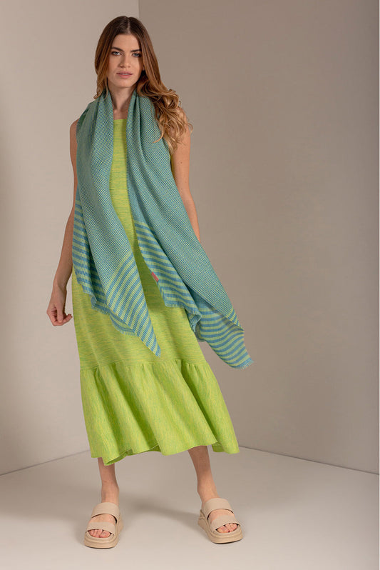 Ultimamente Shawl Baby Alpaca Color Verde