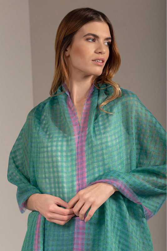 Ultra Shawl Baby Alpaca Color Verde