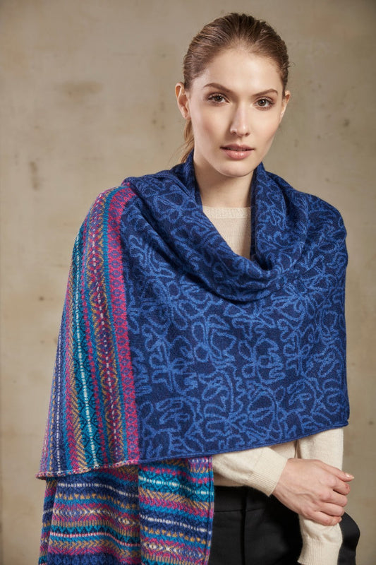 Mantón Suono Baby Alpaca Color Astral