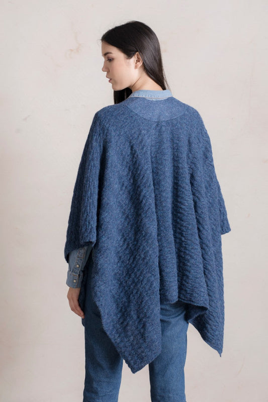 Ring Poncho Baby Alpaca Color Saturn