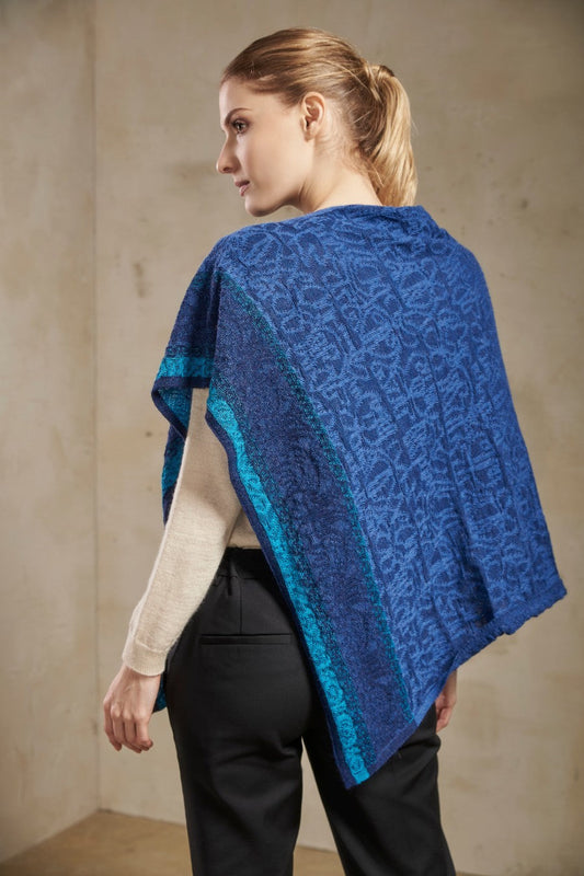 Sipan Poncho Baby Alpaca Color Astral