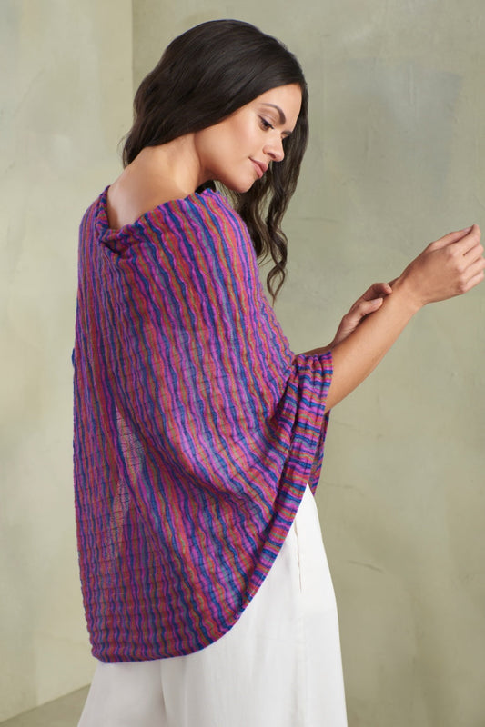 Tanzania Poncho Baby Alpaca Color Keywest